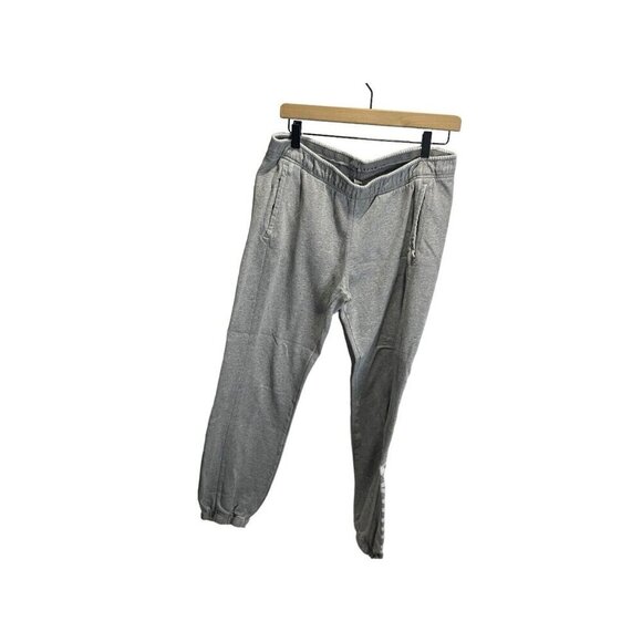 Adidas Sweatpants Joggers Womens L Gray Casual Leg Logo Gym Training - Picture 3 of 5